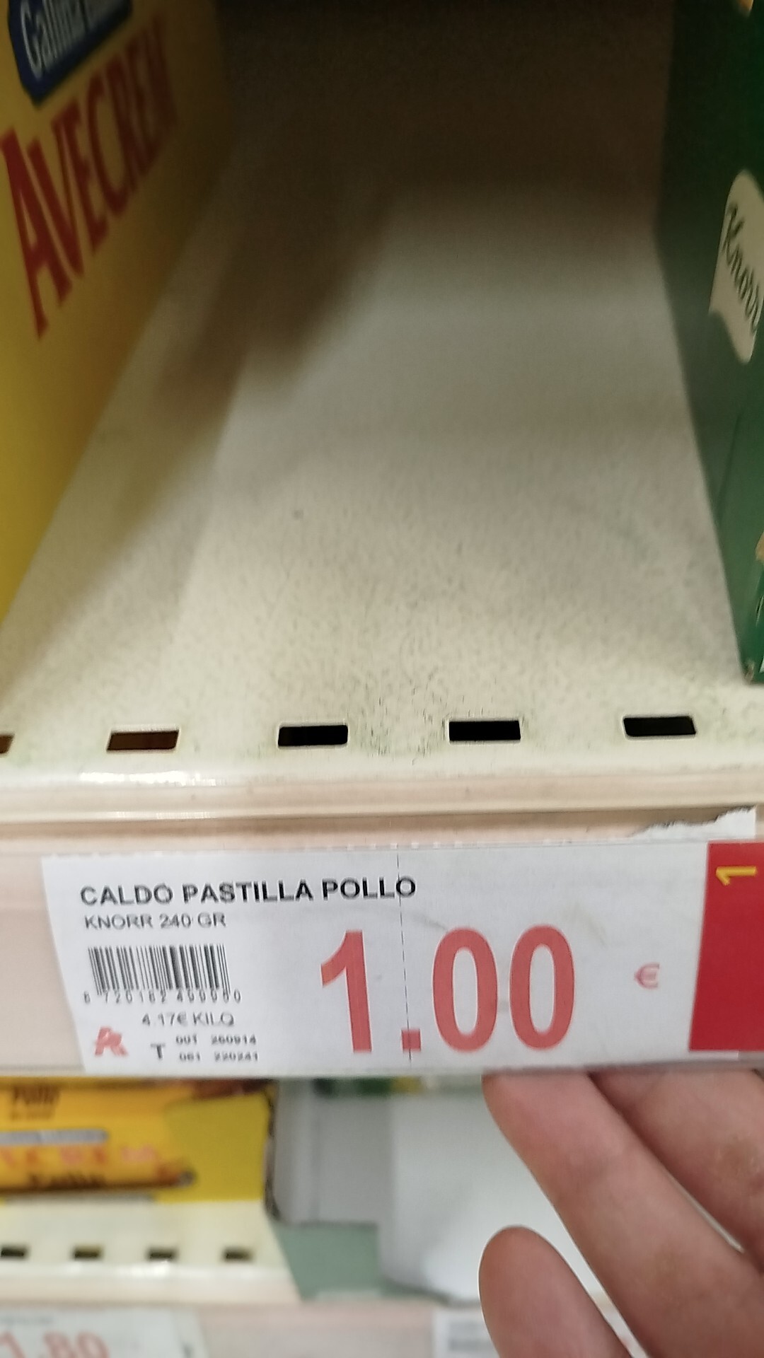 Foto de KNORR CALDO POLLO C/AC.OLIVA 24 PAST.